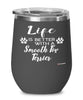 Funny Smooth Fox Terrier Dog Wine Glass Life Is Better With A Smooth Fox Terrier 12oz Stainless Steel