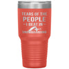 Funny Snowboarder Tumbler Tears Of The People I Beat In Snowboarding Laser Etched 30oz Stainless Steel