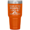 Funny Snowboarder Tumbler Tears Of The People I Beat In Snowboarding Laser Etched 30oz Stainless Steel