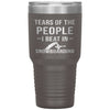 Funny Snowboarder Tumbler Tears Of The People I Beat In Snowboarding Laser Etched 30oz Stainless Steel
