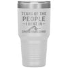 Funny Snowboarder Tumbler Tears Of The People I Beat In Snowboarding Laser Etched 30oz Stainless Steel