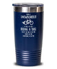 Funny Snowboarding Tumbler Being A Snowboarder Is Easy It's Like Riding A Bike Except 20oz 30oz Stainless Steel