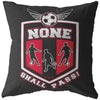 Funny Soccer Pillows None Shall Pass