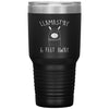 Funny Social Distancing Tumbler Llama Stay 6 Feet Away Laser Etched 30oz Stainless Steel Tumbler