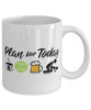 Funny Softball Mug Adult Humor Plan For Today Softball Coffee Mug 11oz 15oz White