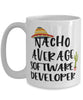 Funny Software Developer Mug Nacho Average Software Developer Coffee Cup 15oz White