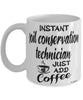 Funny Soil Conservation Technician Mug Instant Soil Conservation Technician Just Add Coffee Cup White