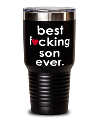 Funny Son Tumbler B3st F-cking Son Ever 30oz Stainless Steel