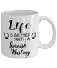 Funny Spanish Mustang Horse Mug Life Is Better With A Spanish Mustang Coffee Cup 11oz 15oz White