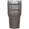 Funny Spanish Teacher Tumbler Like A Normal Teacher But Much Cooler Laser Etched 30oz Stainless Steel