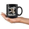 Funny Sparring Mug Sparring Better Than Therapy 11oz Black Coffee Mugs