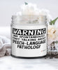 Funny Speech Language Pathologist Candle Warning May Spontaneously Start Talking About SLP 9oz Vanilla Scented Candles Soy Wax