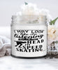Funny Speed Skating Candle I May Look Like I'm Listening But In My Head I'm Speed Skating 9oz Vanilla Scented Candles Soy Wax