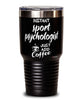 Funny Sport Psychologist Tumbler Instant Sport Psychologist Just Add Coffee 30oz Stainless Steel Black
