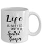 Funny Spotted Grouper Fish Mug Life Is Better With A Spotted Grouper Coffee Cup 11oz 15oz White