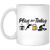 Funny Sprinter Mug Gift Adult Humor Plan For Today Sprinting Coffee Mug 11oz White XP8434