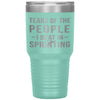 Funny Sprinter Tumbler Tears Of The People I Beat In Sprinting Laser Etched 30oz Stainless Steel