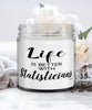 Funny Statistician Candle Life Is Better With Statisticians 9oz Vanilla Scented Candles Soy Wax