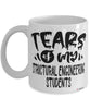 Funny Structural Engineering Professor Teacher Mug Tears Of My Structural Engineering Students Coffee Cup White