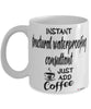 Funny Structural Waterproofing Consultant Mug Instant Structural Waterproofing Consultant Just Add Coffee Cup White