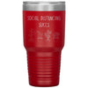 Funny Succulent Cactus Tumbler Social Distancing Succs Laser Etched 30oz Stainless Steel Tumbler