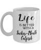 Funny Sucker-mouth Catfish Mug Life Is Better With A Sucker-mouth Catfish Coffee Cup 11oz 15oz White