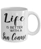 Funny Sun Conure Bird Mug Life Is Better With A Sun Conure Coffee Cup 11oz 15oz White