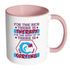 Funny Surfing Mug For The Rich There Is Therapy White 11oz Accent Coffee Mugs