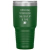 Funny Survival Dad Tumbler Surviving Fatherhood One Beer At A Time Laser Etched 30oz Stainless Steel Tumbler