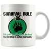 Funny Survivalist Mug Survival Rule Number 86 11oz White Coffee Mugs
