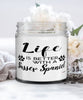 Funny Sussex Spaniel Dog Candle Life Is Better With A Sussex Spaniel 9oz Vanilla Scented Candles Soy Wax