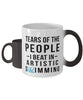 Funny Swimmer Mug Tears Of The People I Beat In Artistic Swimming Coffee Mug Color Changing 11oz