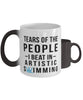 Funny Swimmer Mug Tears Of The People I Beat In Artistic Swimming Coffee Mug Color Changing 11oz