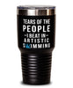 Funny Swimmer Tumbler Tears Of The People I Beat In Artistic Swimming Tumbler 30oz Stainless Steel