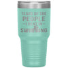 Funny Swimmer Tumbler Tears Of The People I Beat In Swimming Laser Etched 30oz Stainless Steel Tumbler