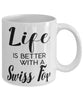 Funny Swiss Fox Rabbit Mug Life Is Better With A Swiss Fox Coffee Cup 11oz 15oz White