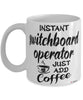 Funny Switchboard Operator Mug Instant Switchboard Operator Just Add Coffee Cup White
