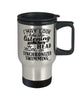 Funny Synchronized Swimming Travel Mug I May Look Like I'm Listening But In My Head I'm Synchronized Swimming 14oz Stainless Steel