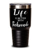 Funny Taekwondo Tumbler Life Is Better With Taekwondo 30oz Stainless Steel Black