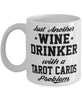 Funny Tarot Cards Mug Just Another Wine Drinker With A Tarot Cards Problem Coffee Cup 11oz White