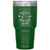 Funny Teacher Tumbler First I Drink The Coffee Then I Teach The Kids Laser Etched 30oz Stainless Steel Tumbler