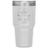 Funny Teacher Tumbler First I Drink The Coffee Then I Teach The Kids Laser Etched 30oz Stainless Steel Tumbler