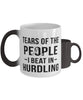 Funny Tears Of The People I Beat In Hurdling Coffee Mug Color Changing 11oz