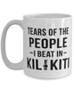 Funny Tears Of The People I Beat In Kilikiti Coffee Mug 15oz White