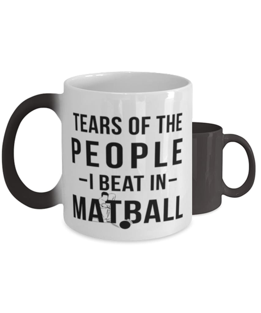 Funny Tears Of The People I Beat In Matball Coffee Mug Color Changing 11oz