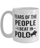 Funny Tears Of The People I Beat In Polo Coffee Mug 15oz White