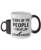 Funny Tears Of The People I Beat In Steinstossen Coffee Mug Color Changing 11oz