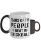 Funny Tears Of The People I Beat In Stickball Coffee Mug Color Changing 11oz
