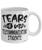 Funny Telecommunications Professor Teacher Mug Tears Of My Telecommunications Students Coffee Cup White