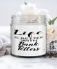 Funny Teller Candle Life Is Better With Bank Tellers 9oz Vanilla Scented Candles Soy Wax